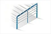 Singe Slope, Straight Column Frame Straight Wall Building Style