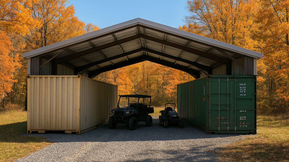 Steel Container Cover Mounting Options- Outside Mount M-Model: