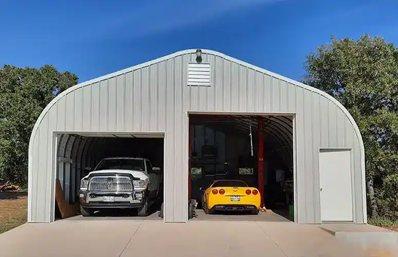 A Model Steel Building 4 Container Covers