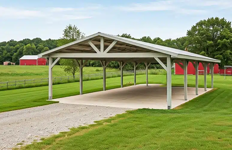 Steel Carports – Durable, Affordable & Customizable for Any Use 16 Steel Carports – Durable, Affordable & Customizable for Any Use