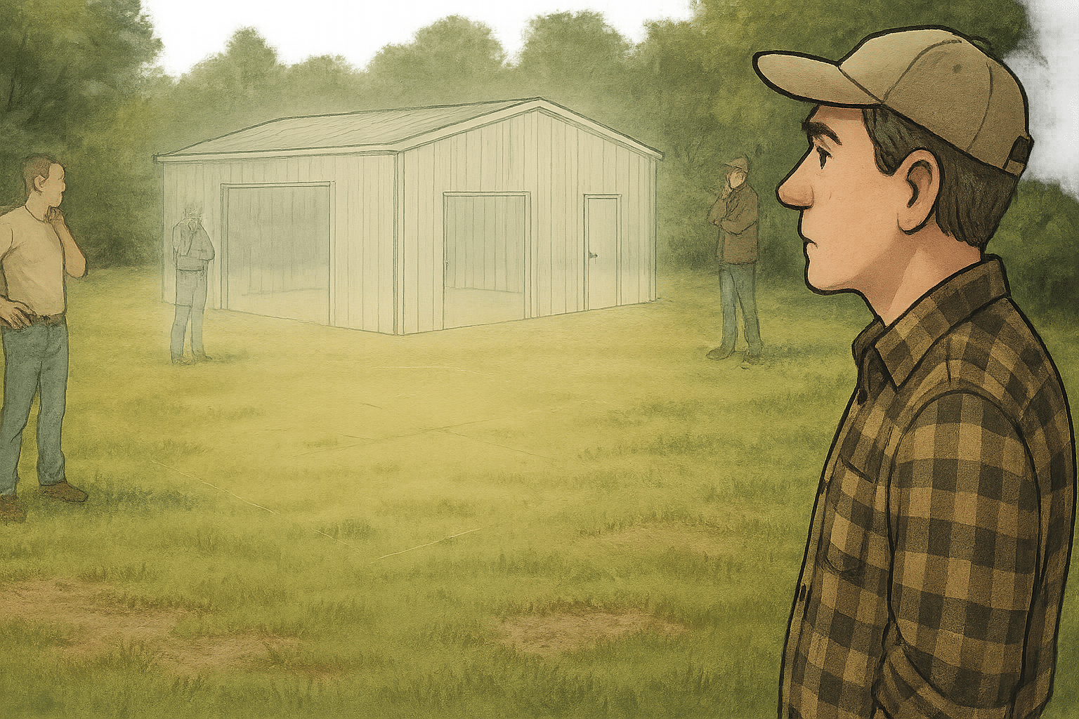 Pensive Reflections of Possibilities Prefab DIY Steel Building Kits