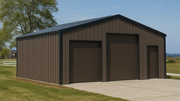 30′ x 30′ Two-Car Garage