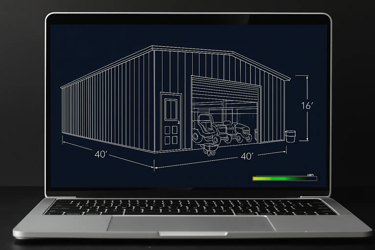 40 x 40 Steel Building