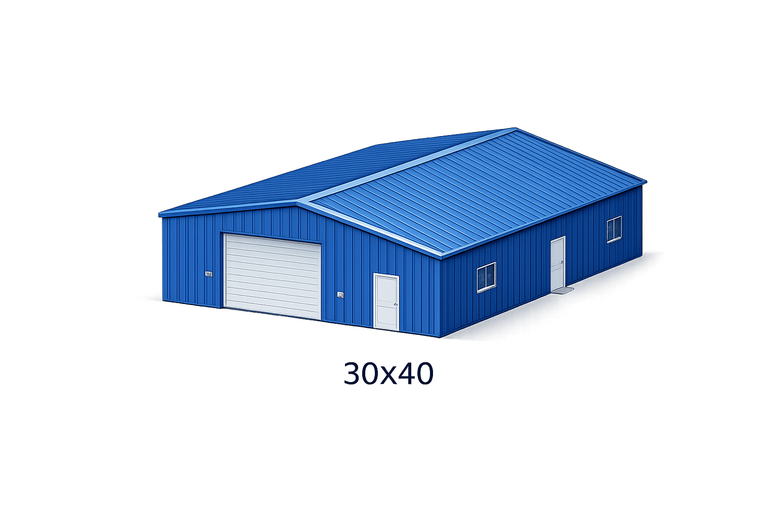 30x40 steel church building